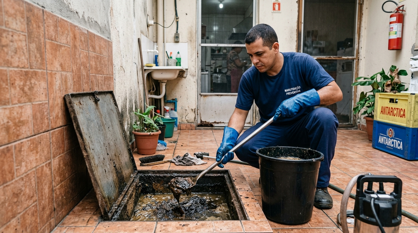 Limpeza de Caixa de Gordura perto de mim em São José dos Pinhais‑PR